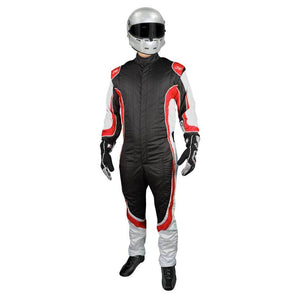 Champ suit black/red front