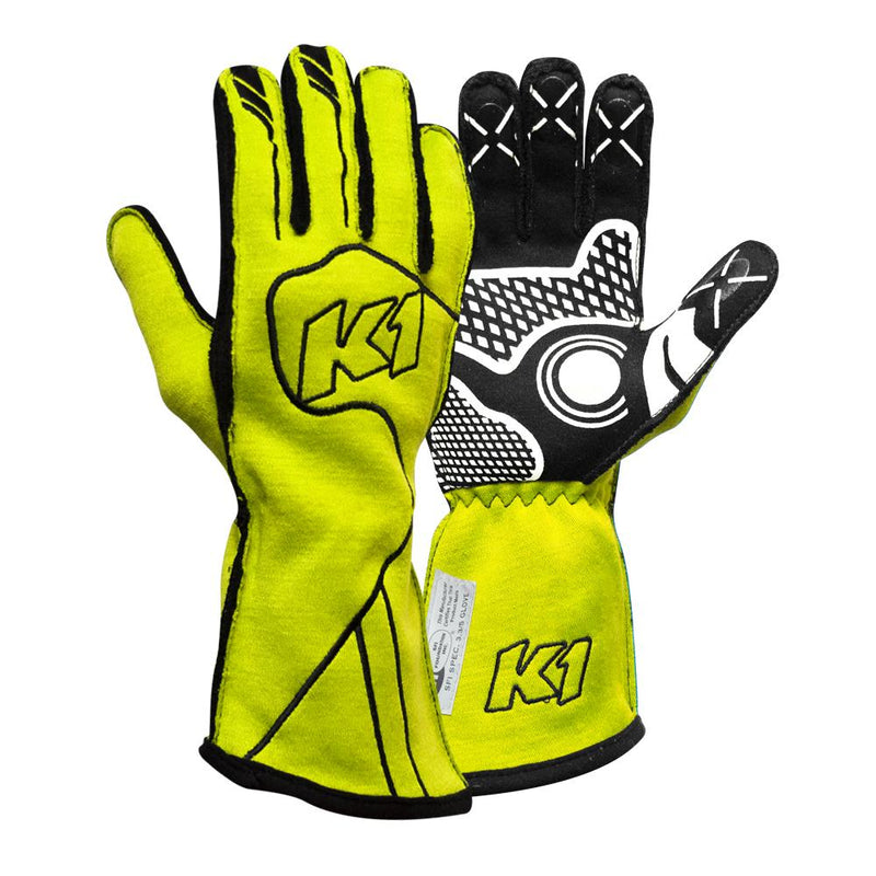 K1 RaceGear Champ Glove - FLO Yellow