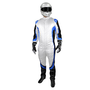 Champ suit white/blue front