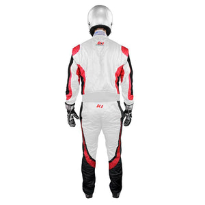 Champ suit white/red back