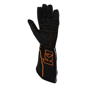 K1 RaceGear RS1 Kart Racing Glove - Orange Palm
