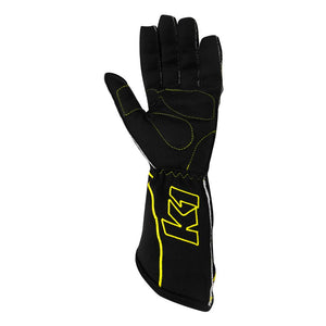 K1 RaceGear RS1 Kart Racing Glove - Yellow Palm